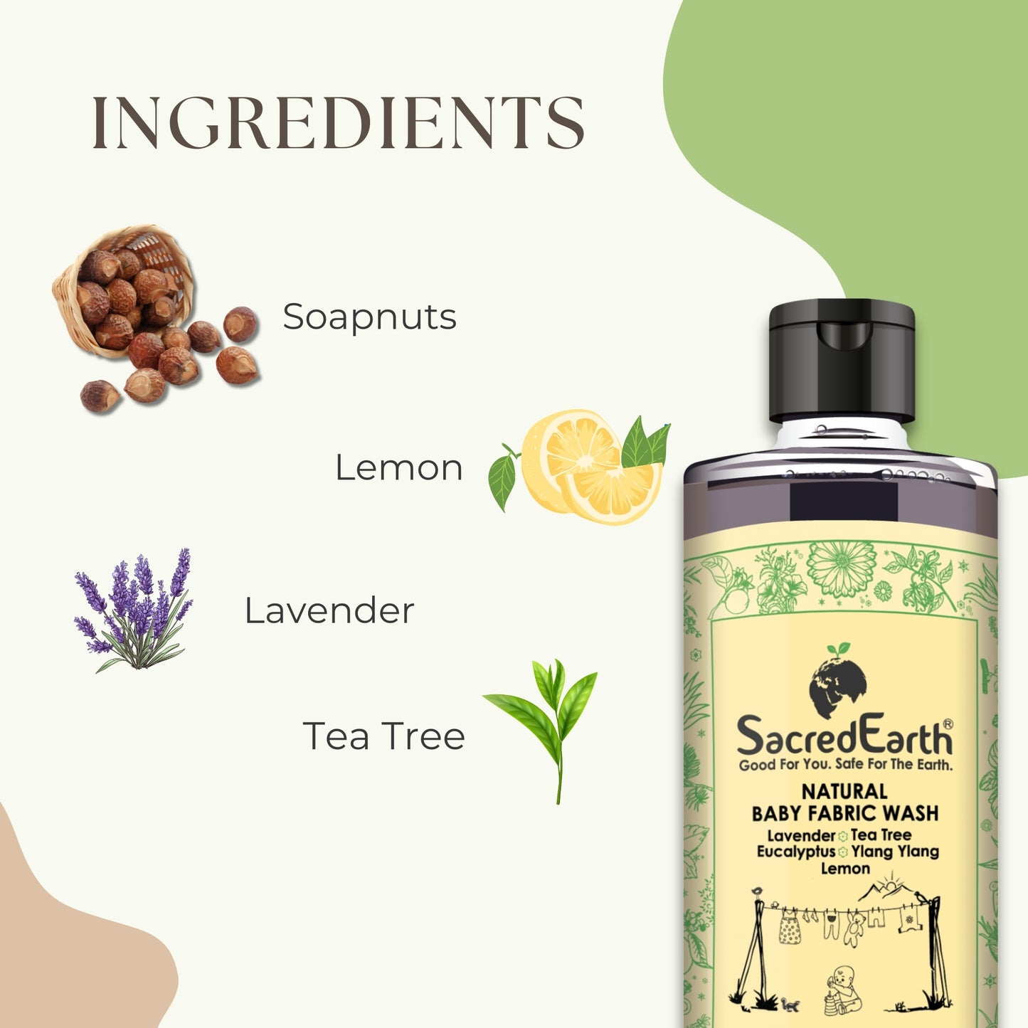 Natural Baby Fabric Wash