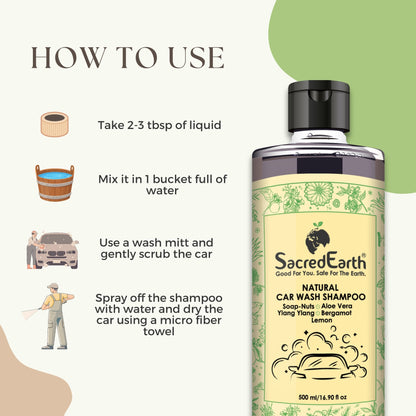 Natural Car Wash Shampoo