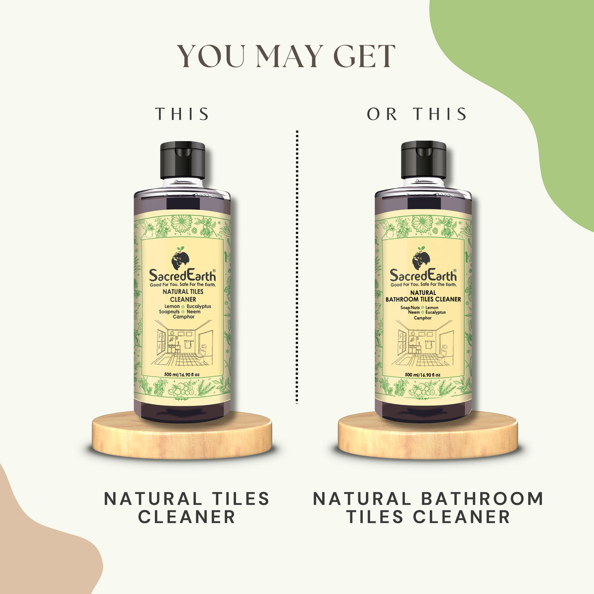Natural Bathroom Tiles Cleaner