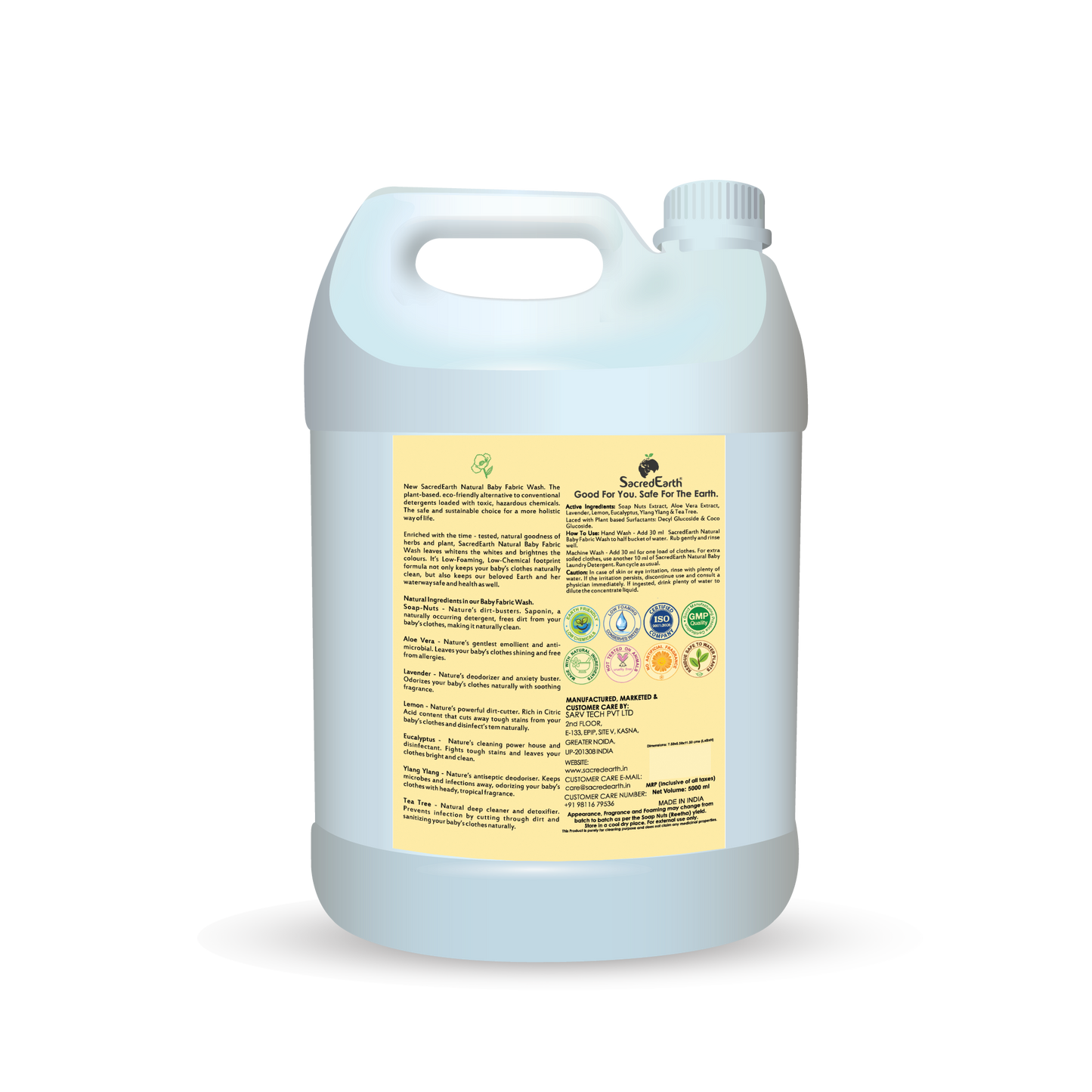 Natural Baby Fabric Wash